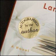Autographed by the Author stickers