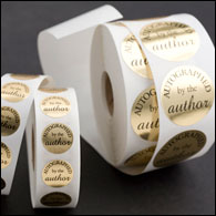 Autographed by the Author stickers